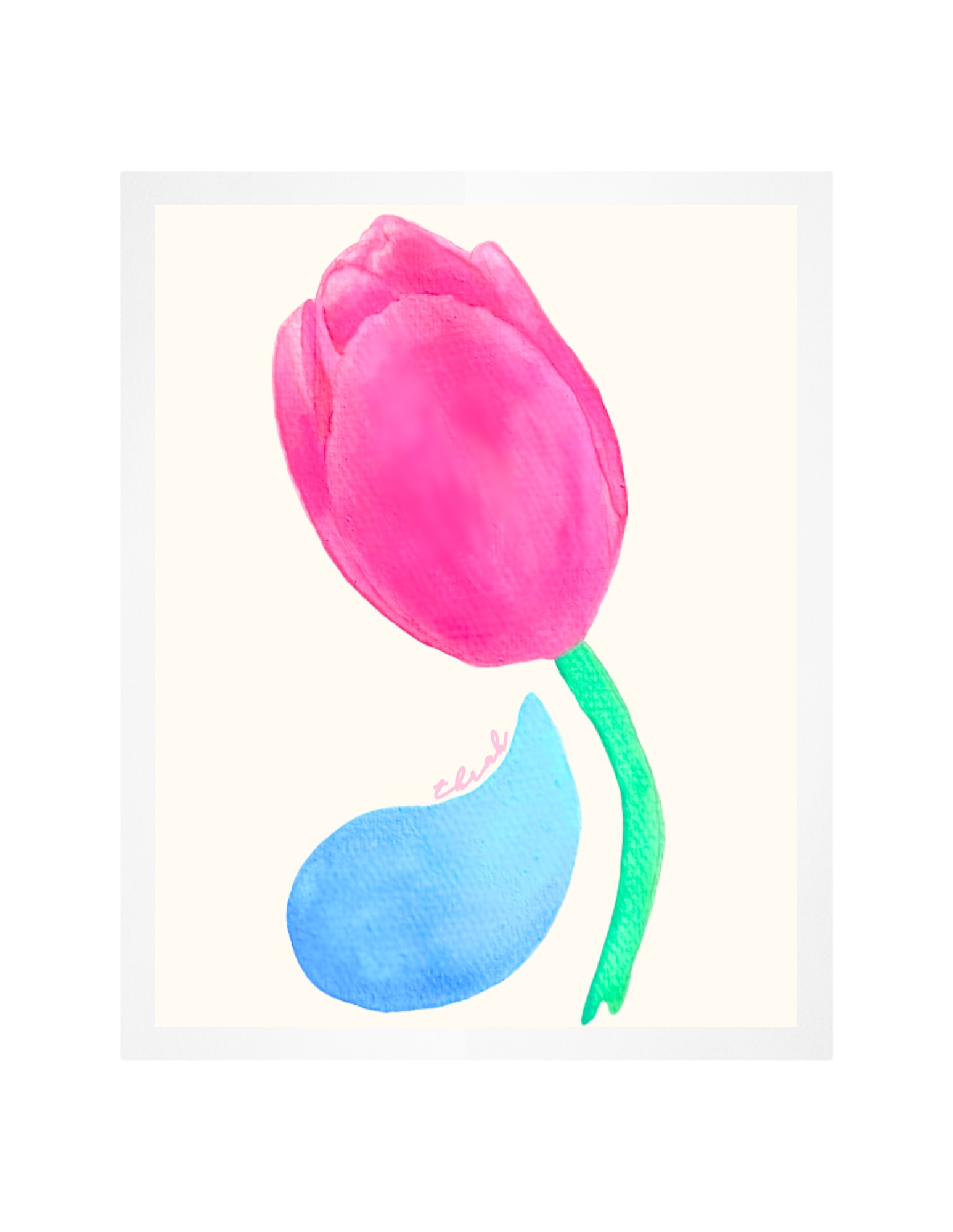 “The Beautiful Tulip” Print